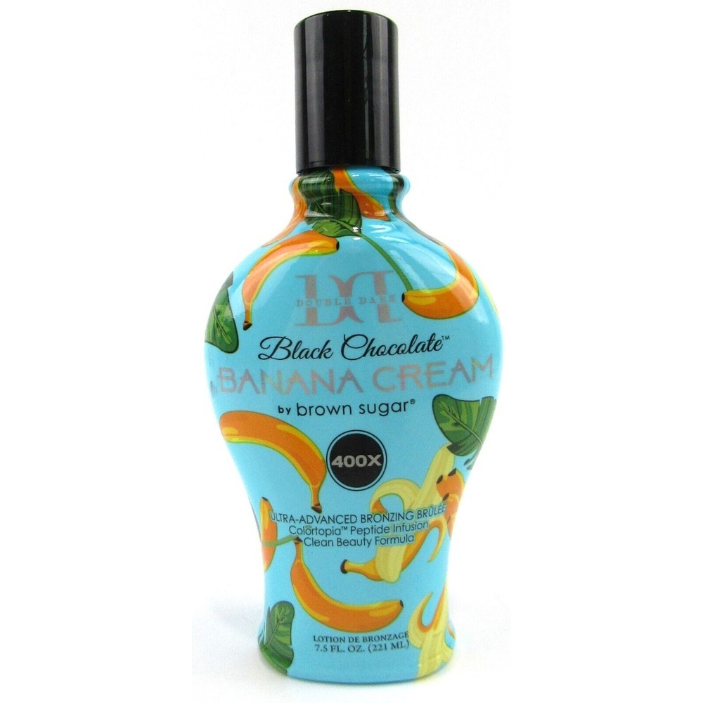 Brown Sugar Black Chocolate Banana Cream 400X Bronzer Tanning Lotion 7.5oz NEW